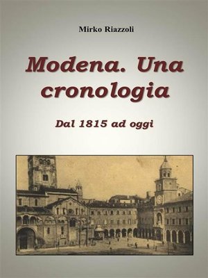 cover image of Cronologia di Modena Dal 1815 ad oggi